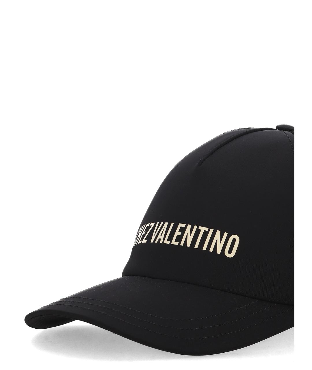VALENTINO Черная синтетическая кепка/бейсболка, фото 2