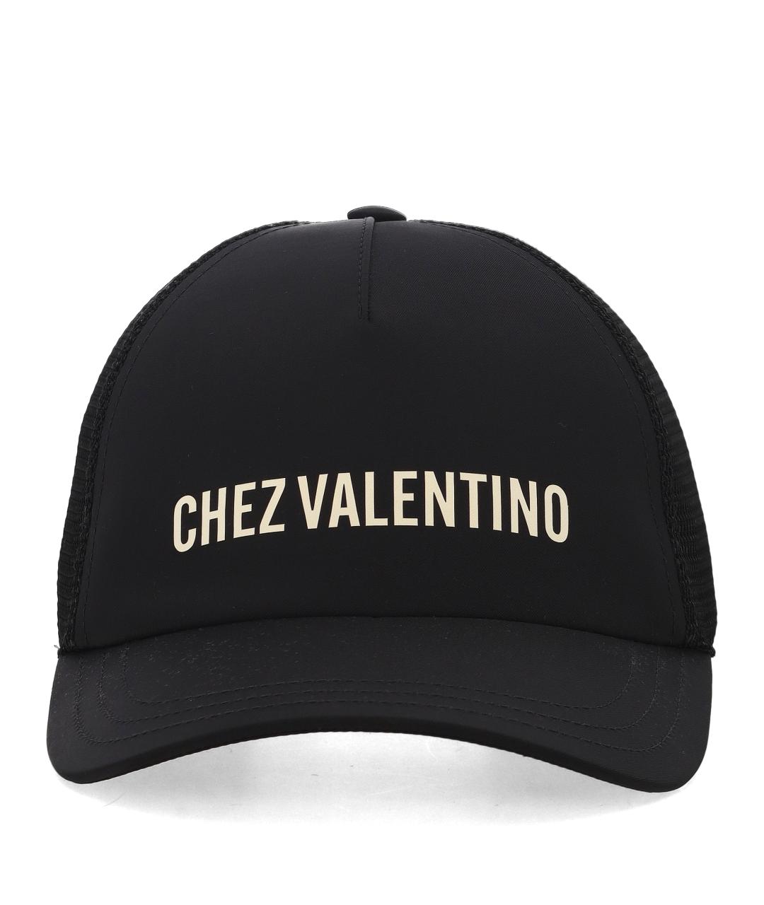 VALENTINO Черная синтетическая кепка/бейсболка, фото 1