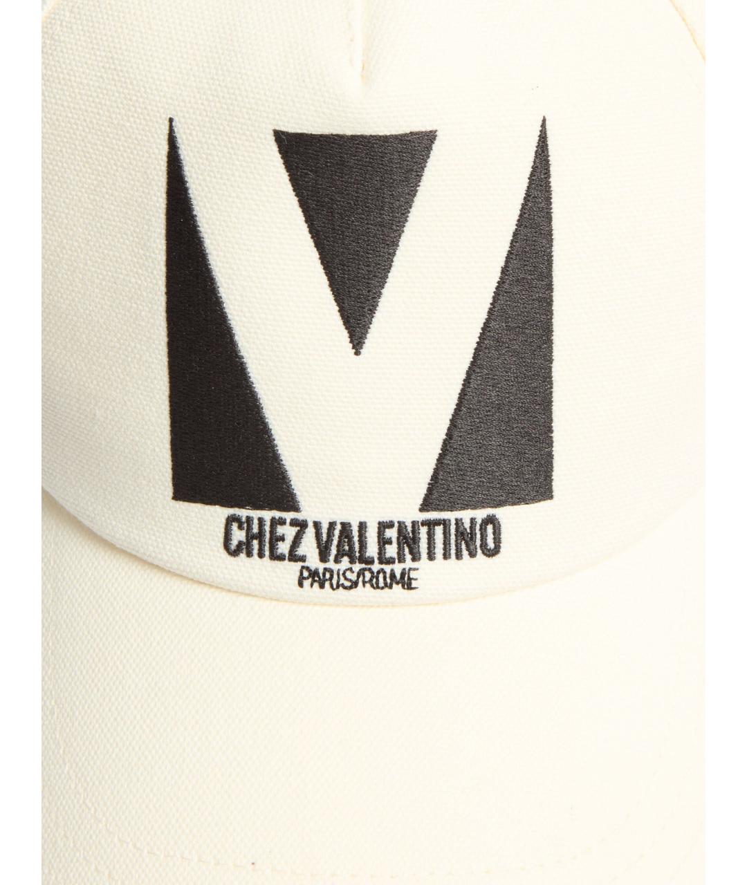 VALENTINO Бежевая хлопковая кепка/бейсболка, фото 4