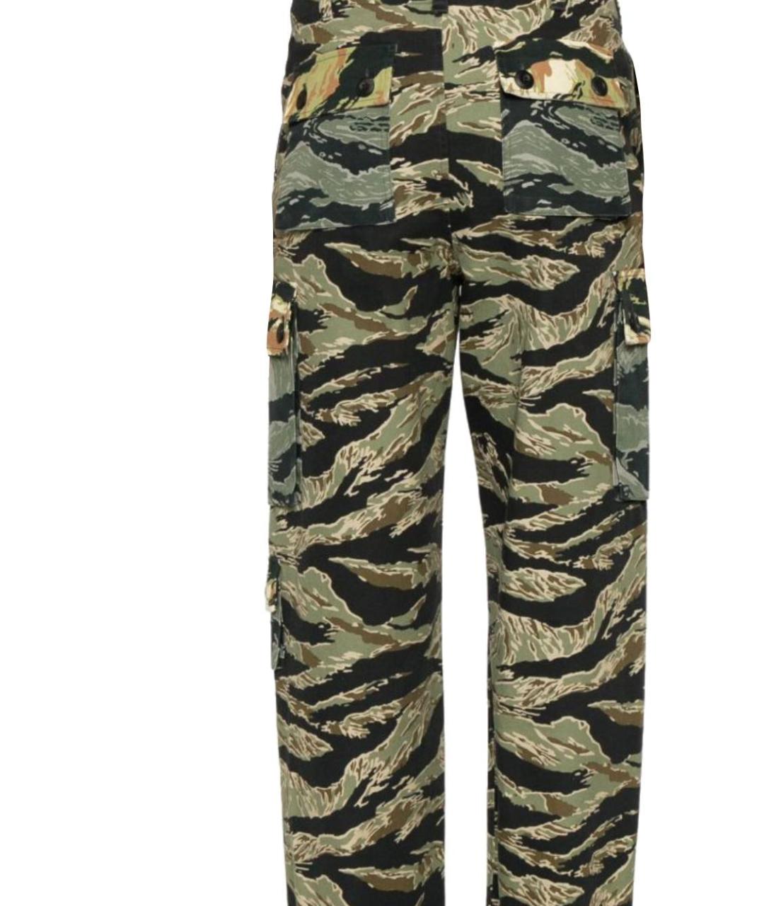 GIVENCHY Мульти хлопковые повседневные брюки, фото 3
