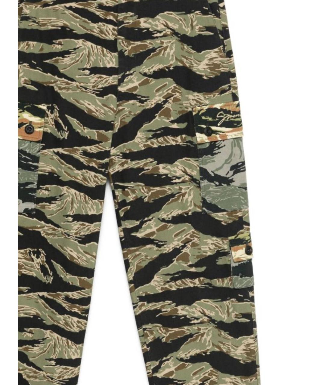 GIVENCHY Мульти хлопковые повседневные брюки, фото 2