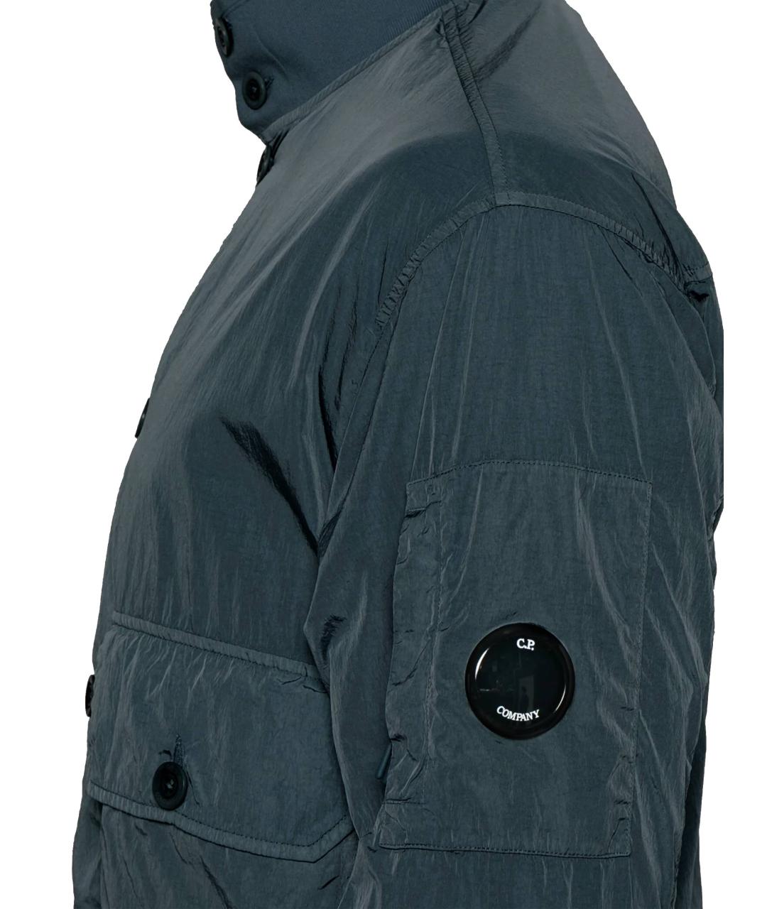 CP COMPANY Синяя полиамидовая куртка, фото 3