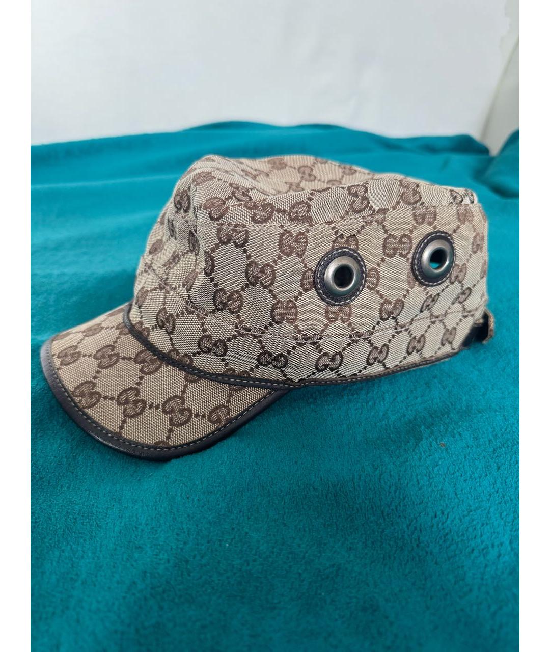 GUCCI Бежевая кепка, фото 2