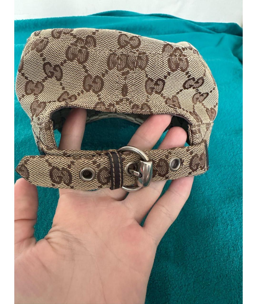 GUCCI Бежевая кепка, фото 8