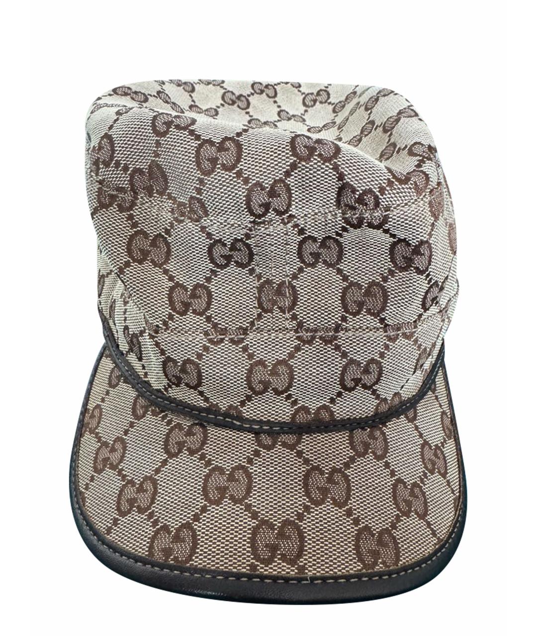 GUCCI Бежевая кепка, фото 1