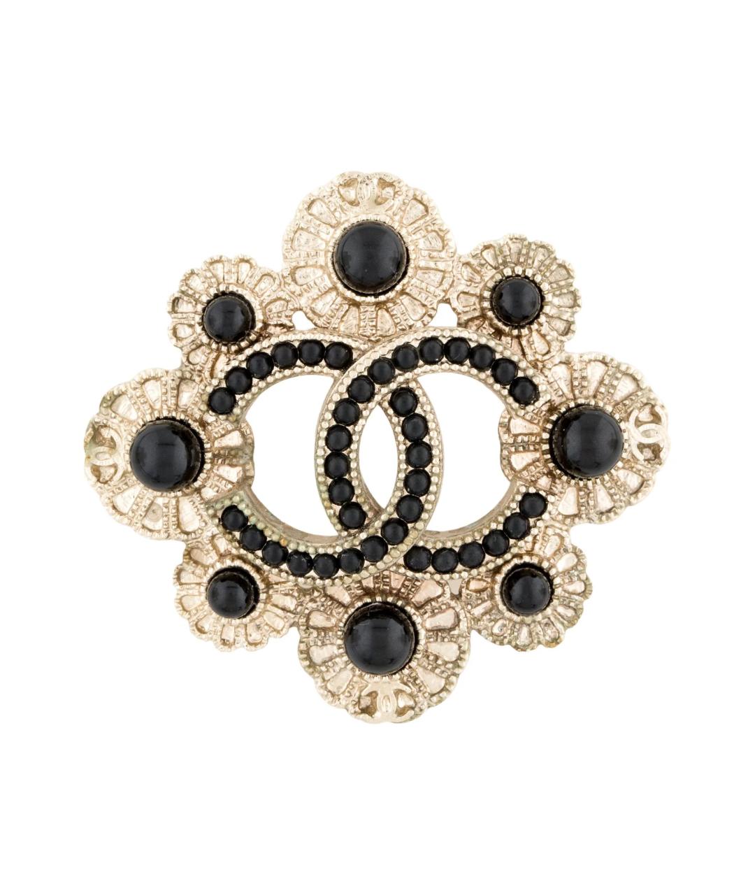 CHANEL Золотая металлическая булавка / брошь, фото 1