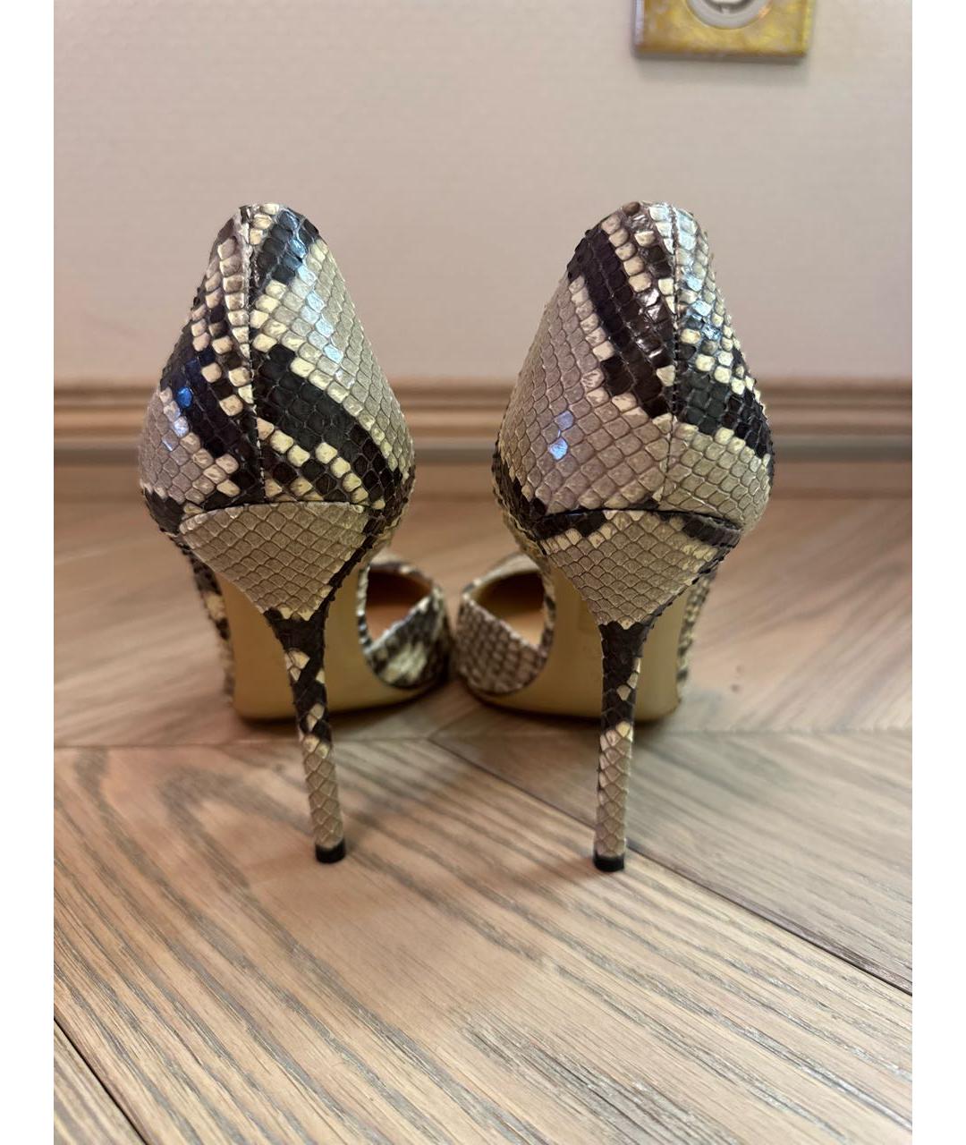 GUCCI Мульти туфли из экзотической кожи, фото 4