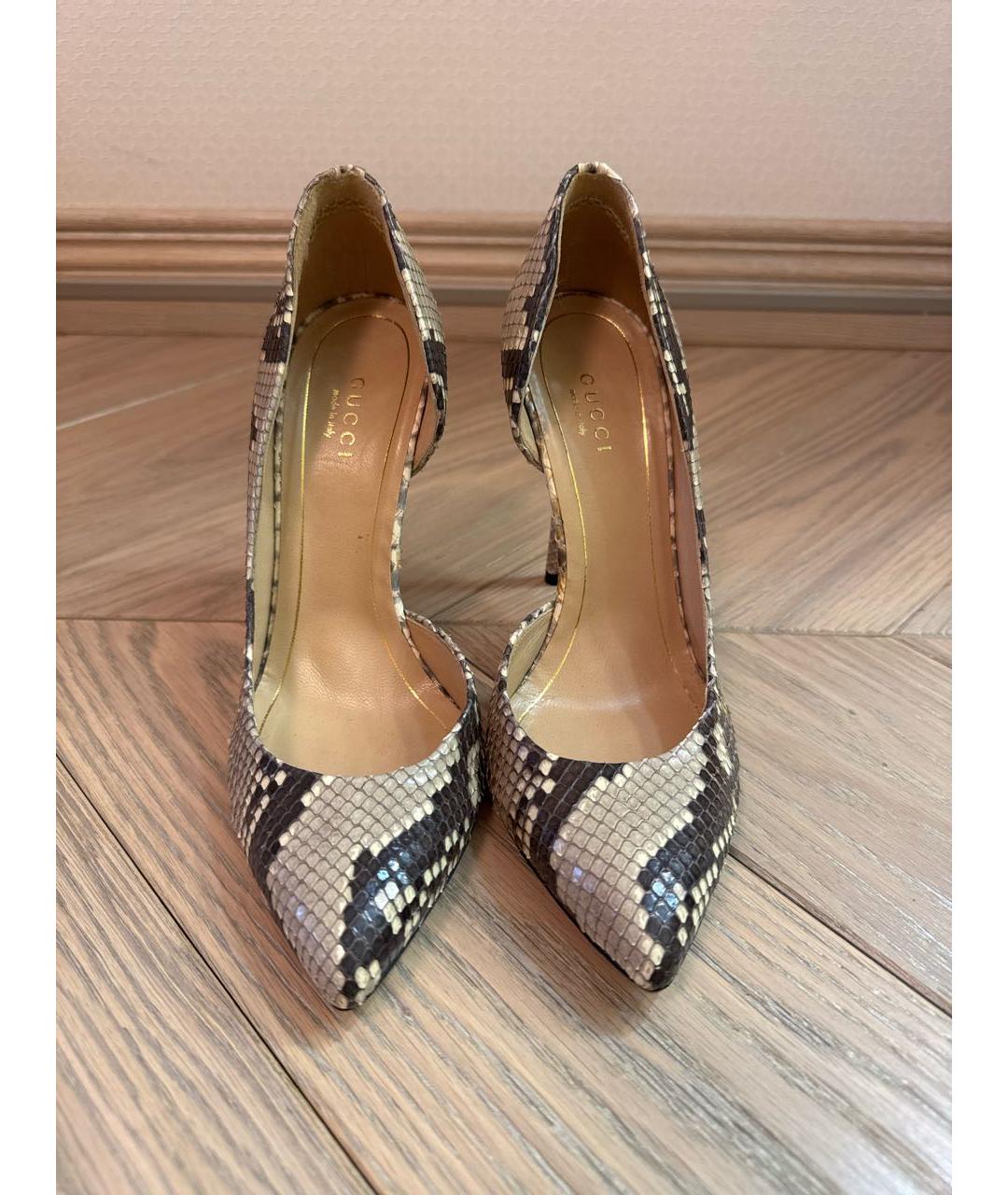 GUCCI Мульти туфли из экзотической кожи, фото 2