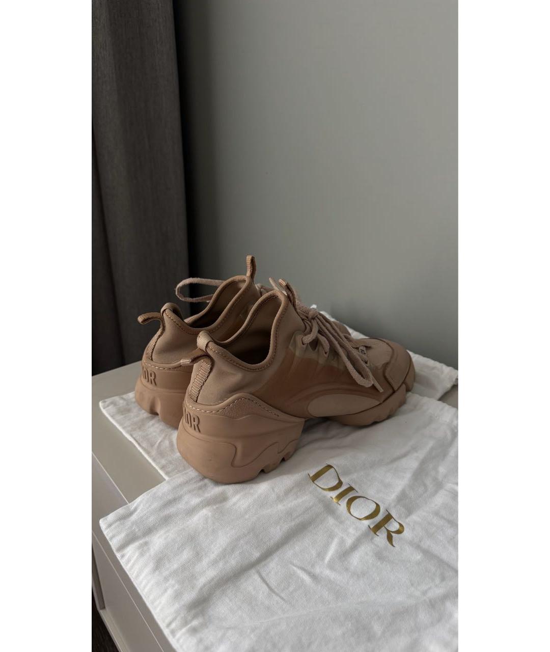 CHRISTIAN DIOR Розовые текстильные кроссовки, фото 8