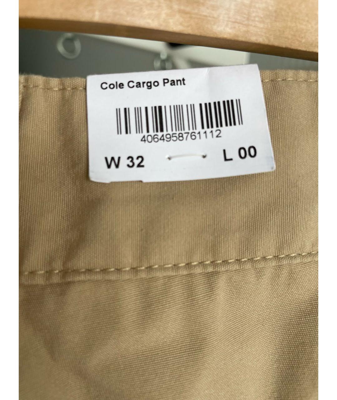 CARHARTT WIP Бежевые хлопковые повседневные брюки, фото 3
