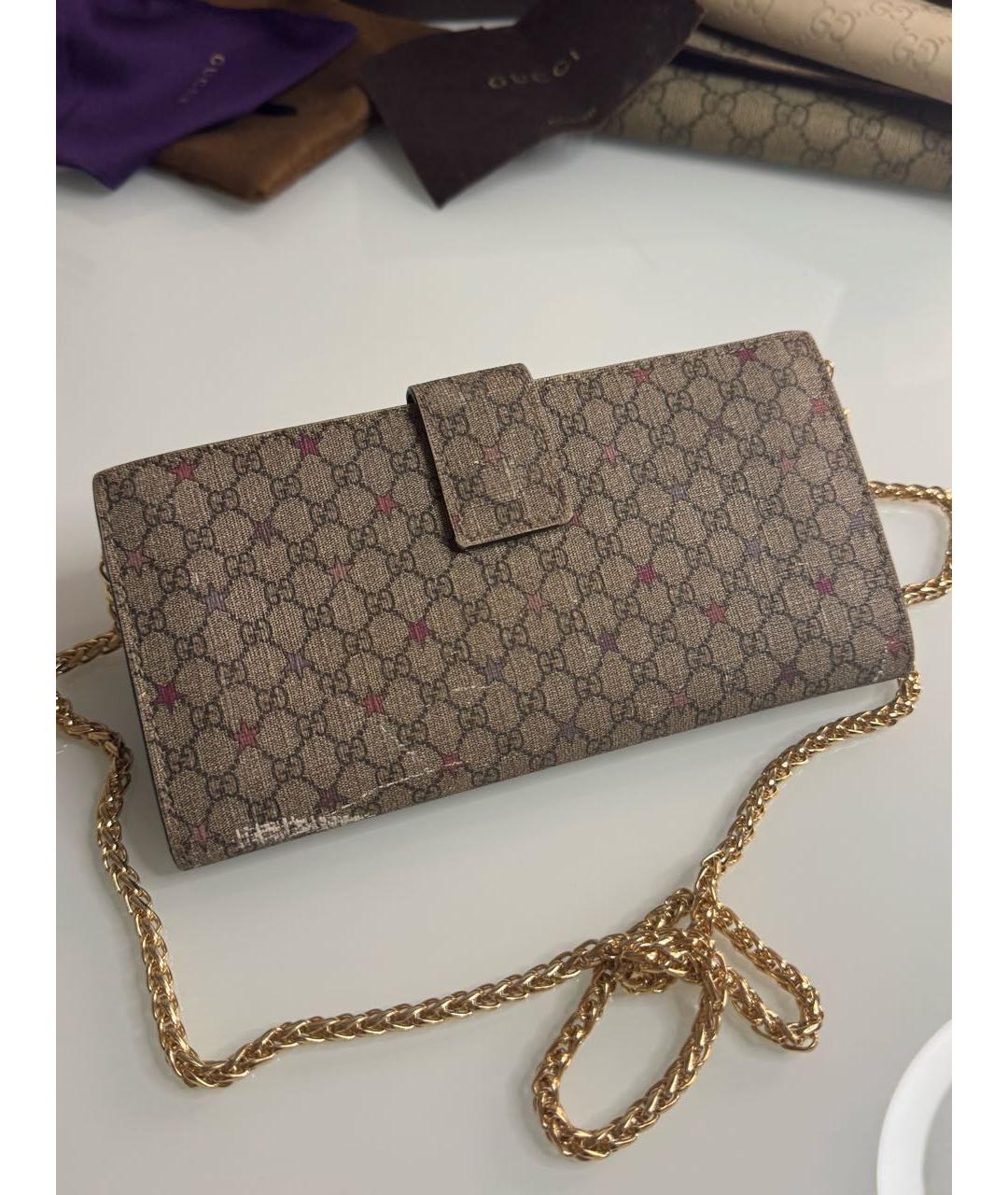 GUCCI Бежевый кошелек, фото 4