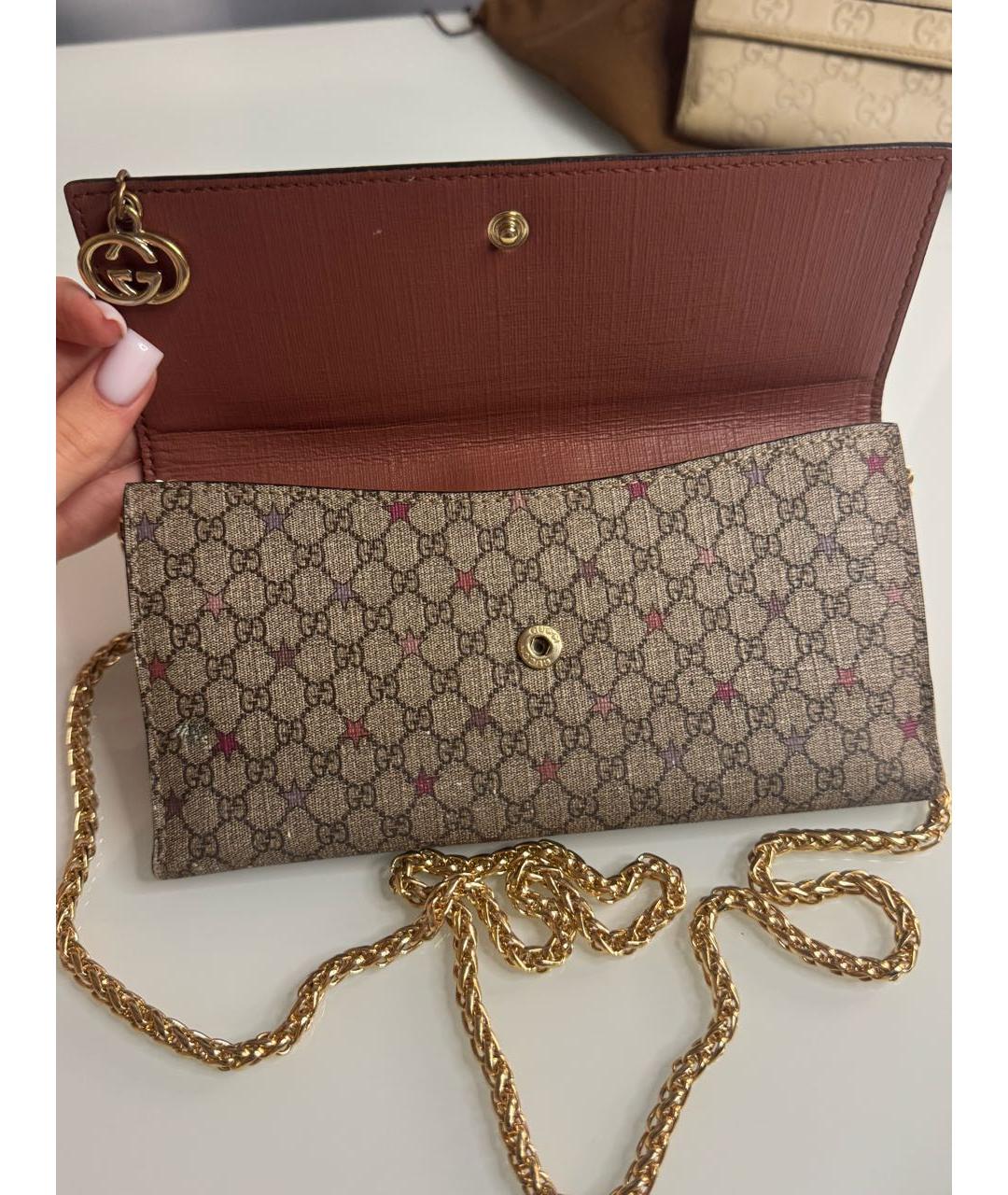 GUCCI Бежевый кошелек, фото 2