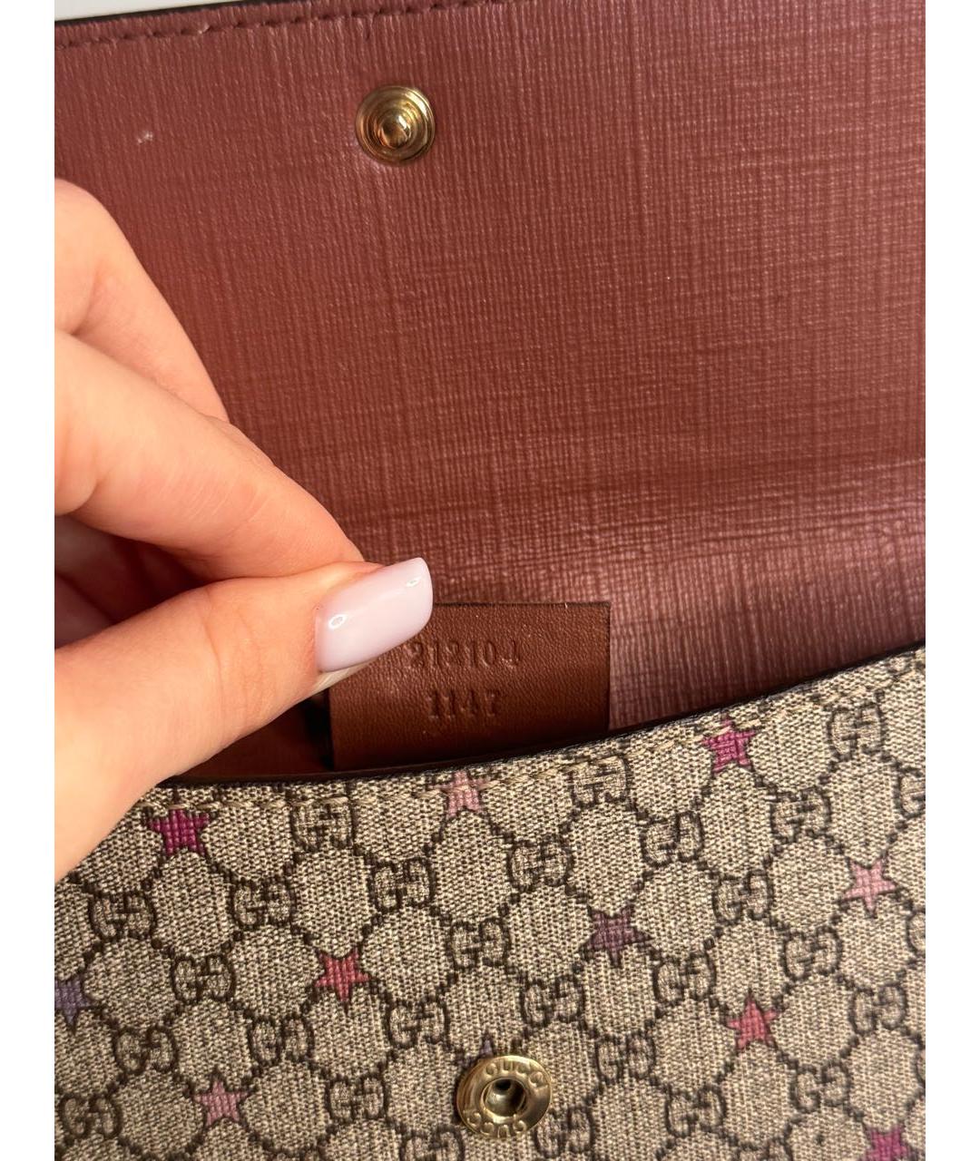 GUCCI Бежевый кошелек, фото 6