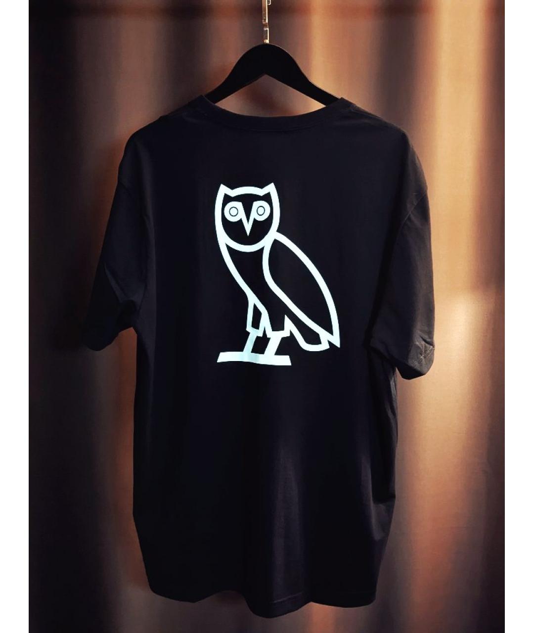 OVO by Drake Черная хлопковая футболка, фото 2