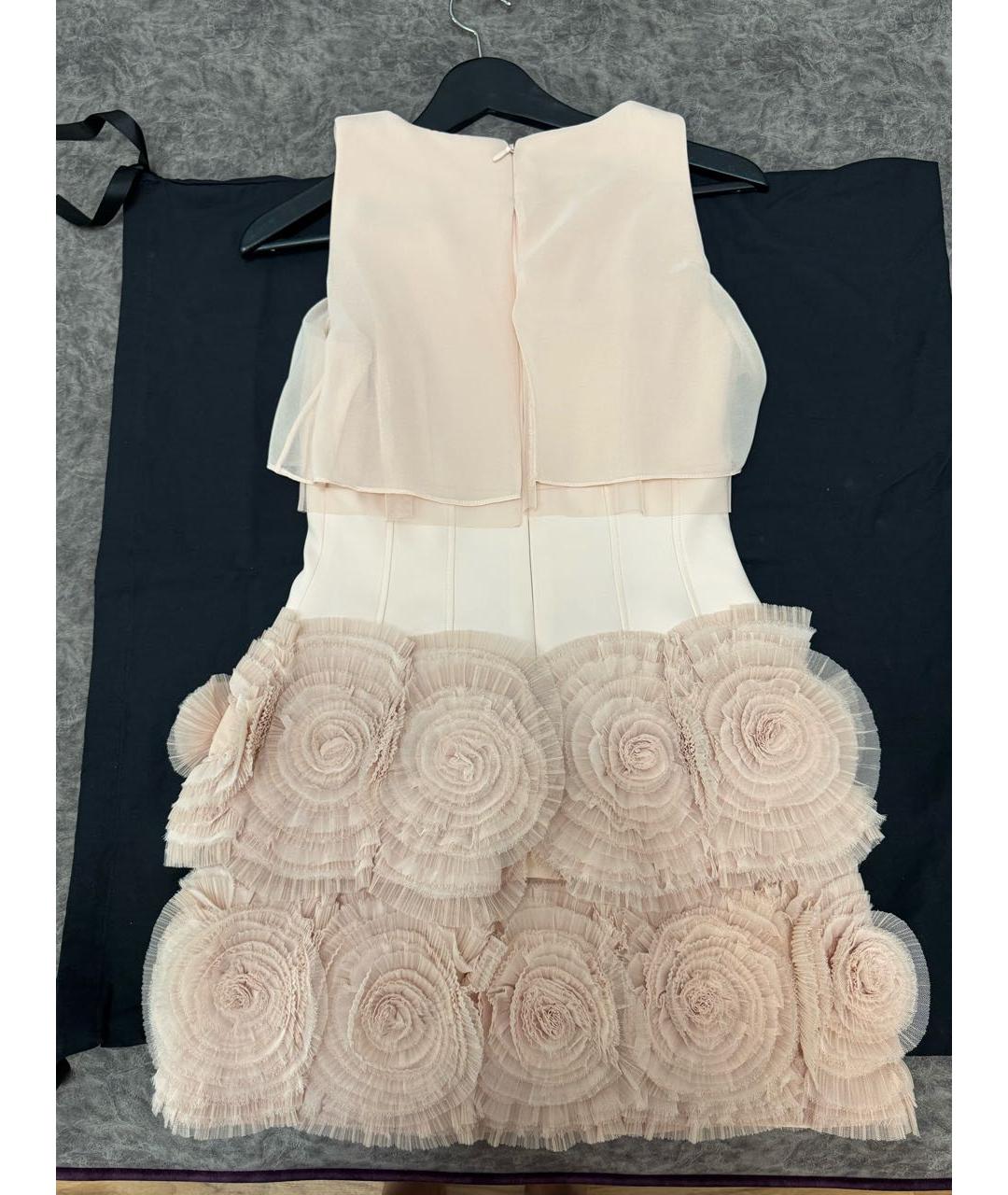 BCBG MAXAZRIA Розовое полиэстеровое коктейльное платье, фото 2