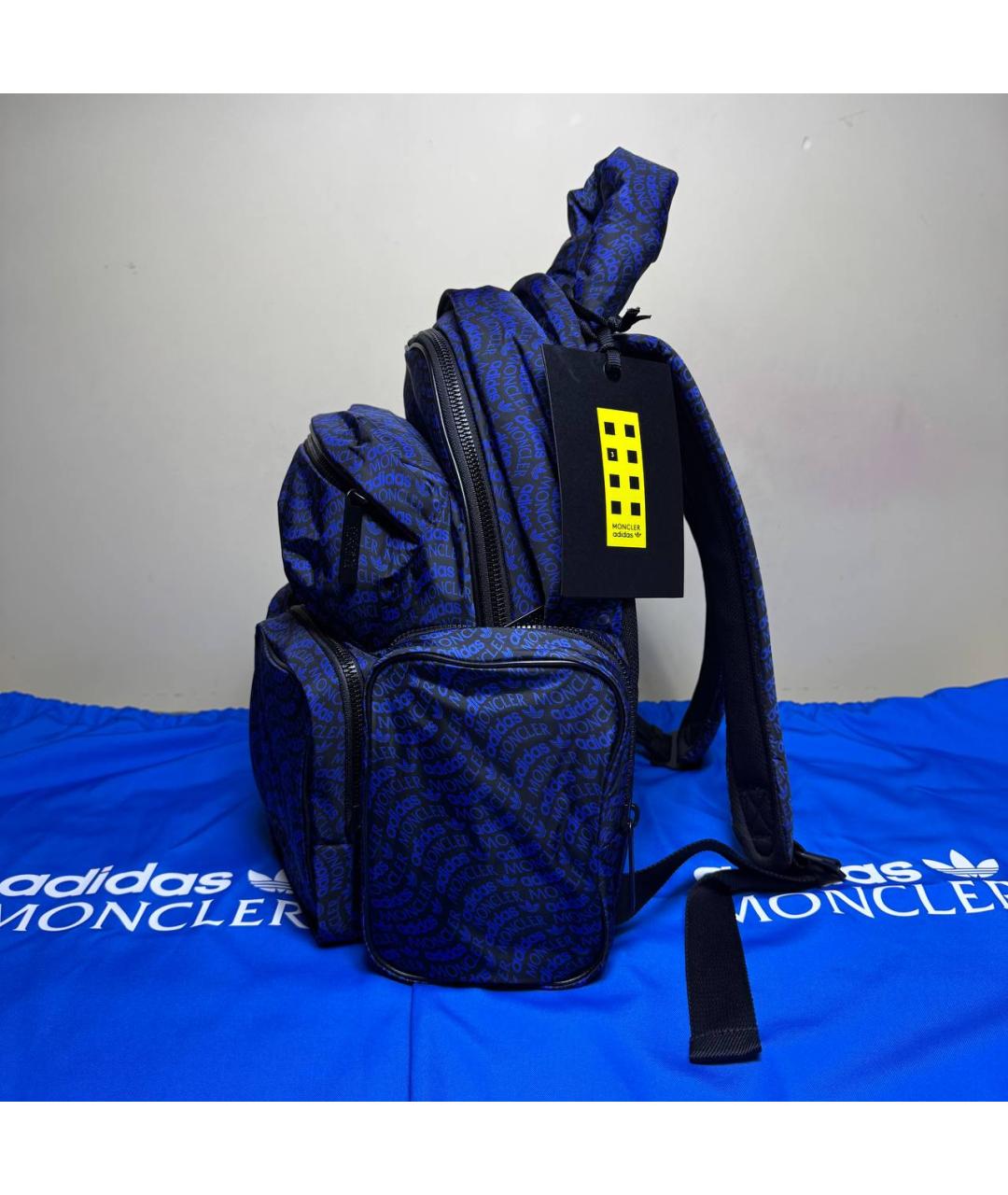 MONCLER Синий рюкзак, фото 4