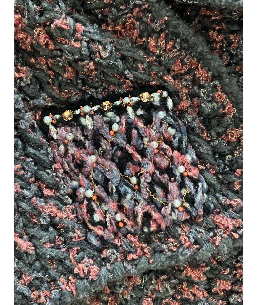 CHANEL Серый шерстяной кардиган, фото 5