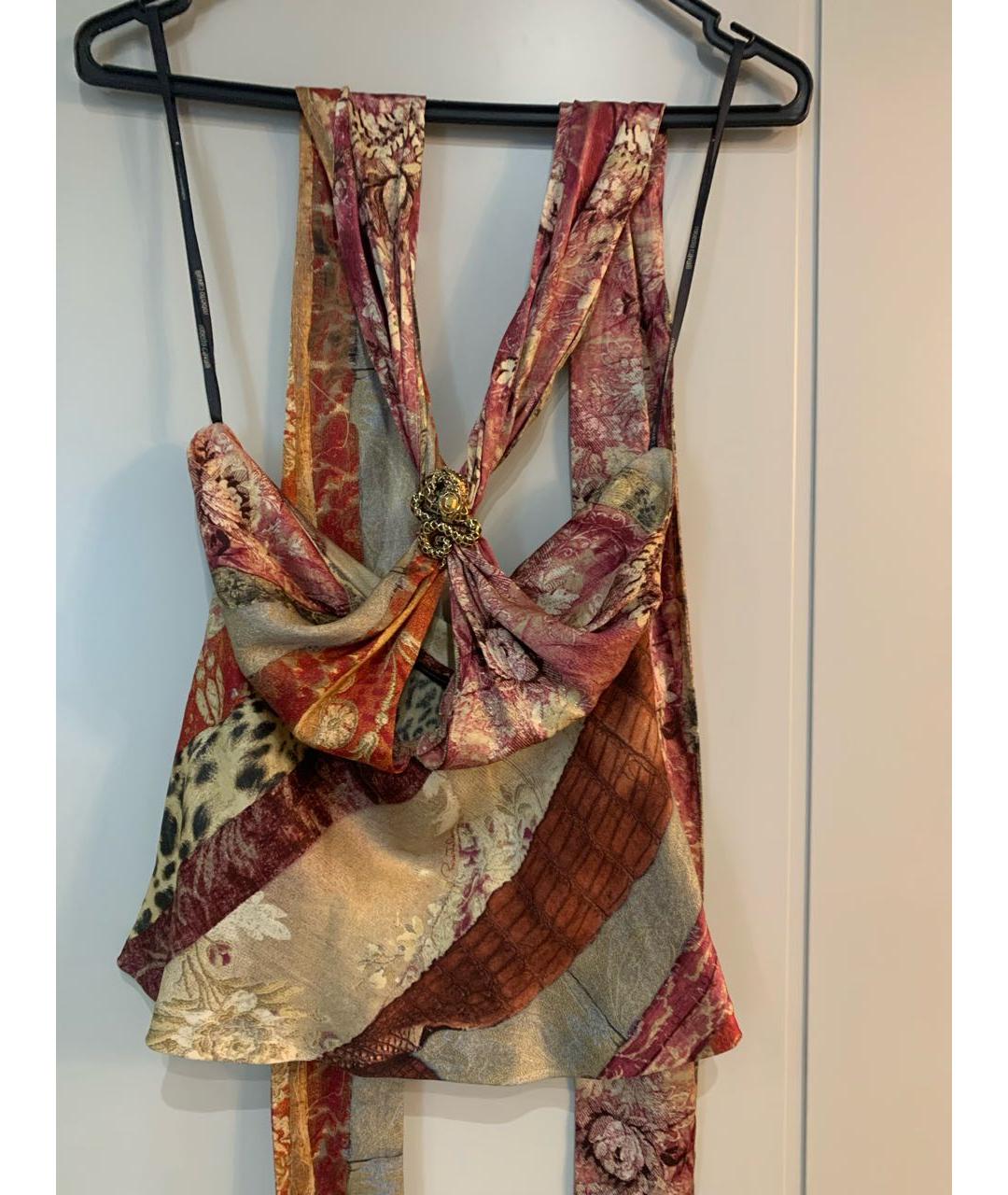 ROBERTO CAVALLI Шелковый корсет, фото 5