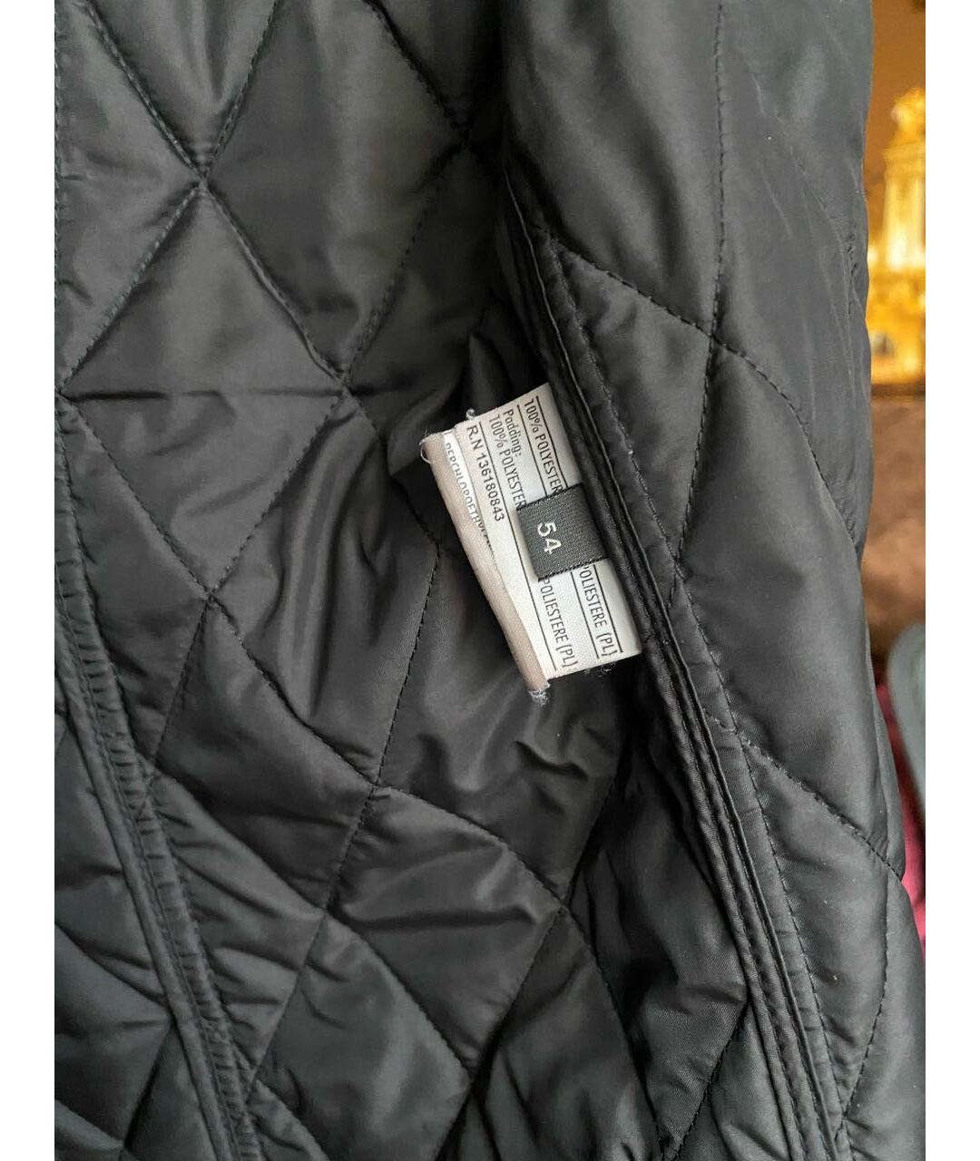 SALVATORE FERRAGAMO Черная полиэстеровая куртка, фото 5