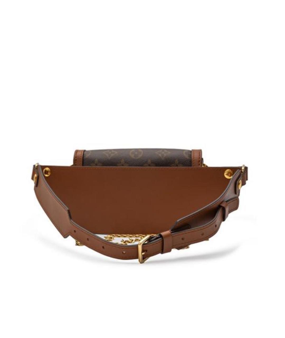 LOUIS VUITTON Коричневая поясная сумка, фото 3