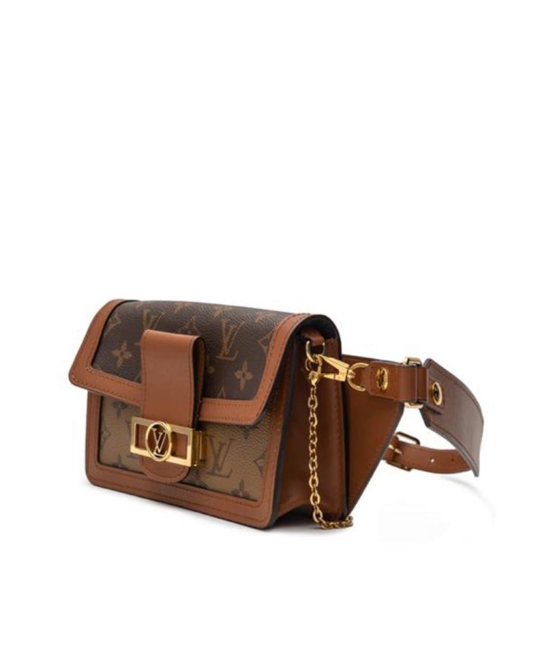 LOUIS VUITTON Коричневая поясная сумка, фото 2