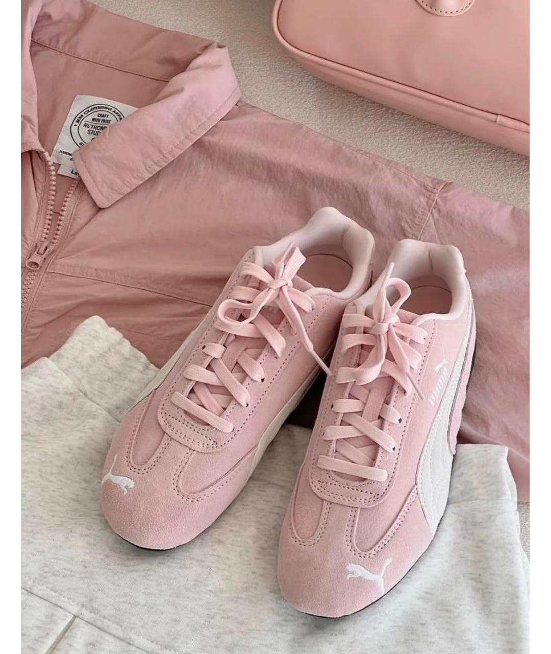 PUMA Розовые кеды, фото 3