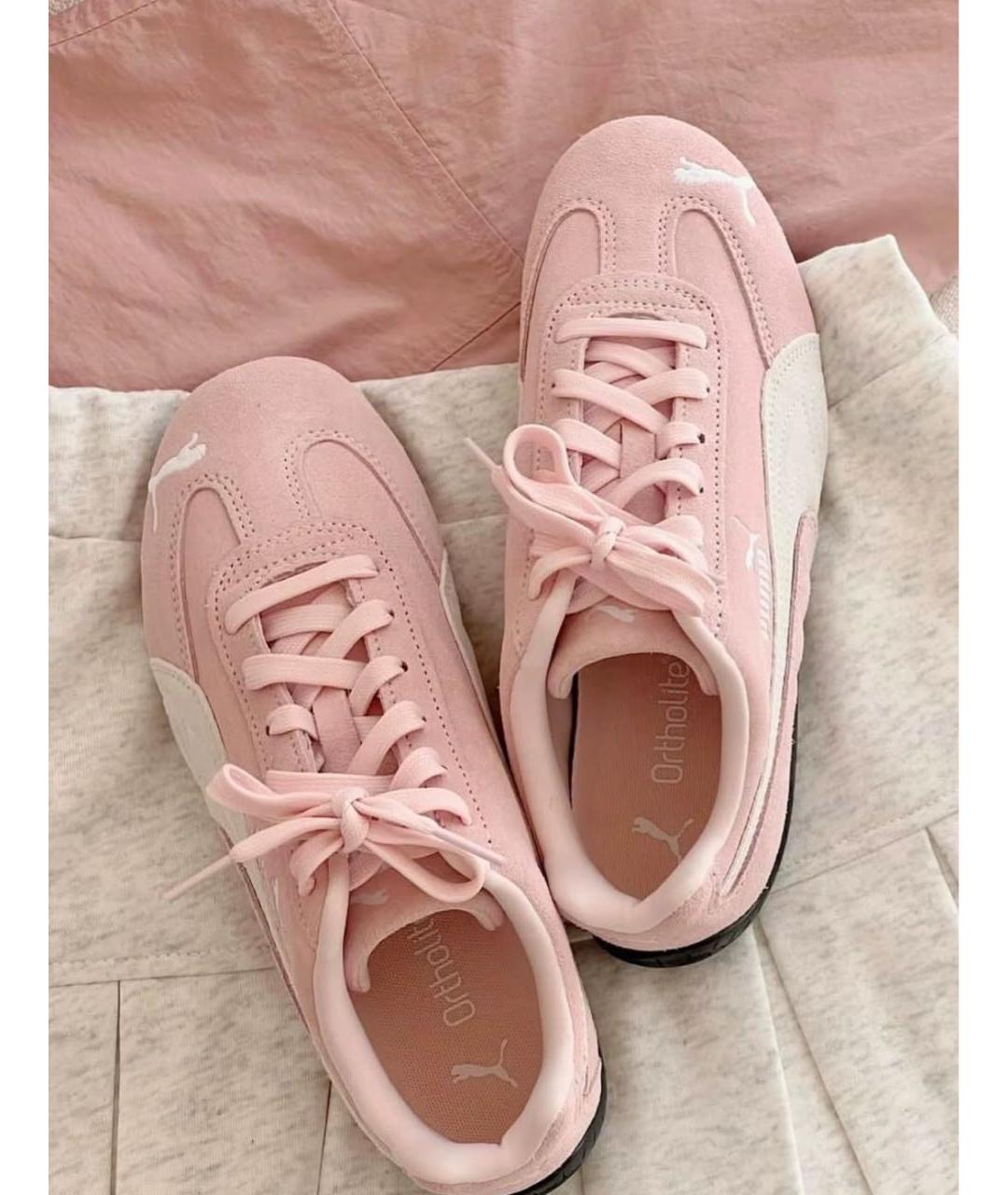 PUMA Розовые кеды, фото 4