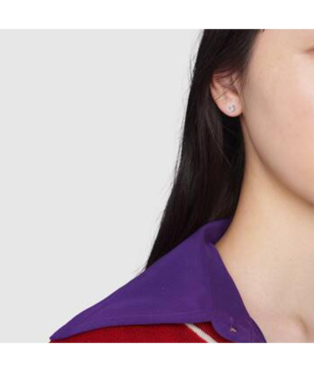 GUCCI Серьги из белого золота, фото 3