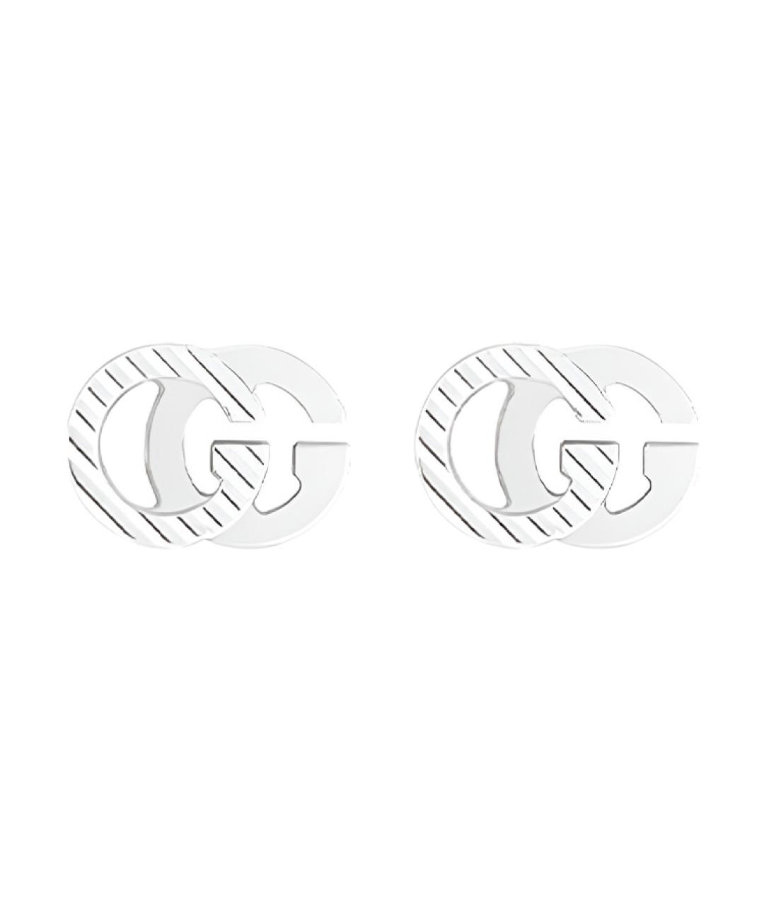GUCCI Серьги из белого золота, фото 1