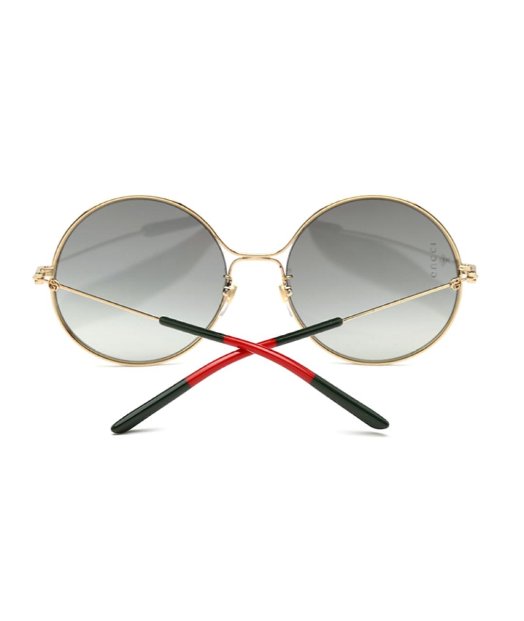GUCCI Серые металлические солнцезащитные очки, фото 5