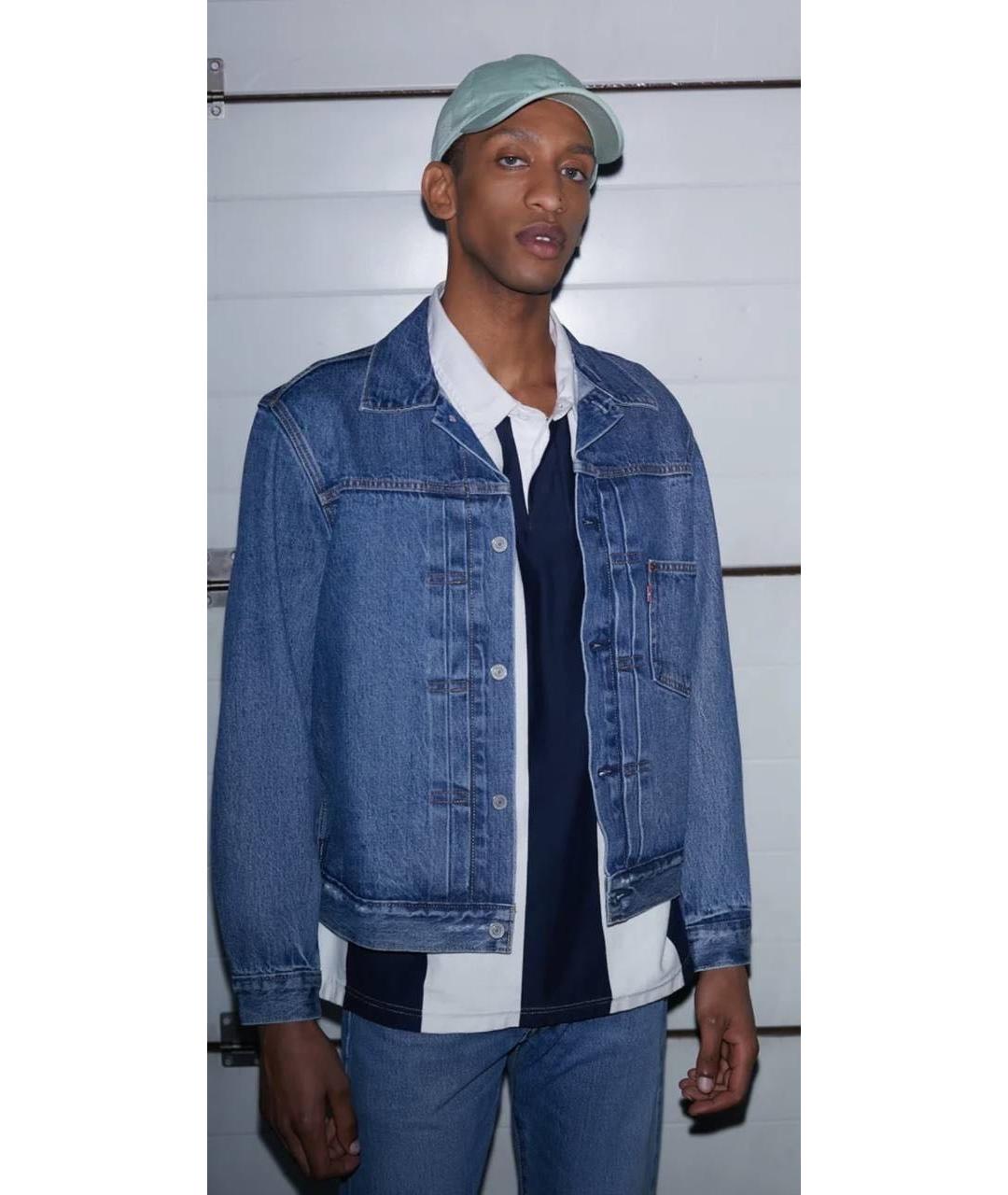 LEVI'S Синяя деним куртка, фото 2