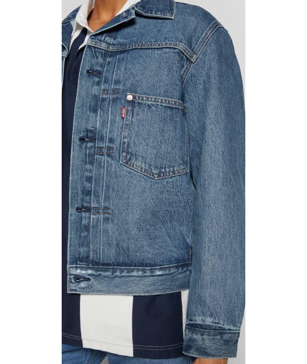 LEVI'S Синяя деним куртка, фото 4