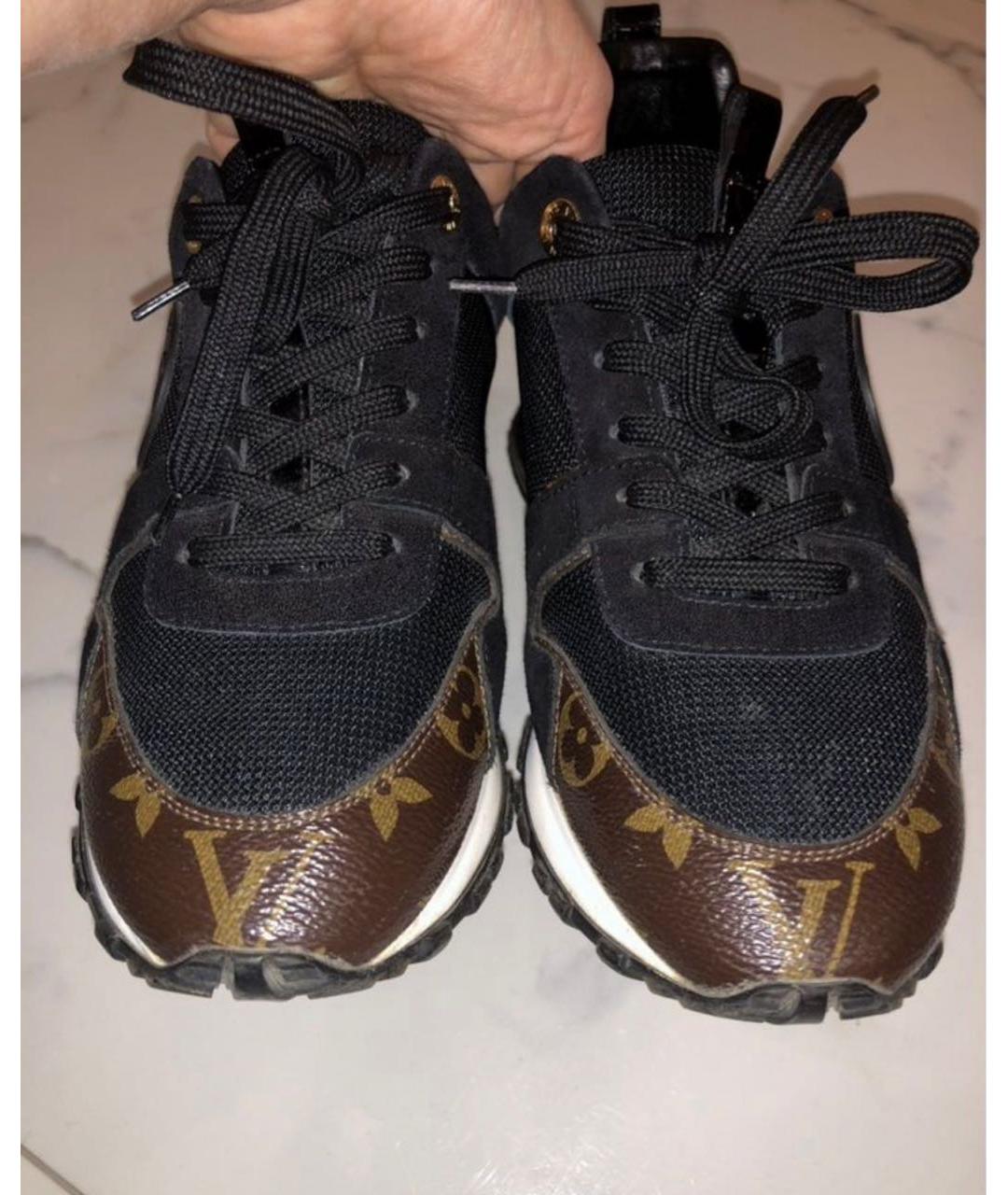 LOUIS VUITTON Коричневые кожаные кроссовки, фото 2