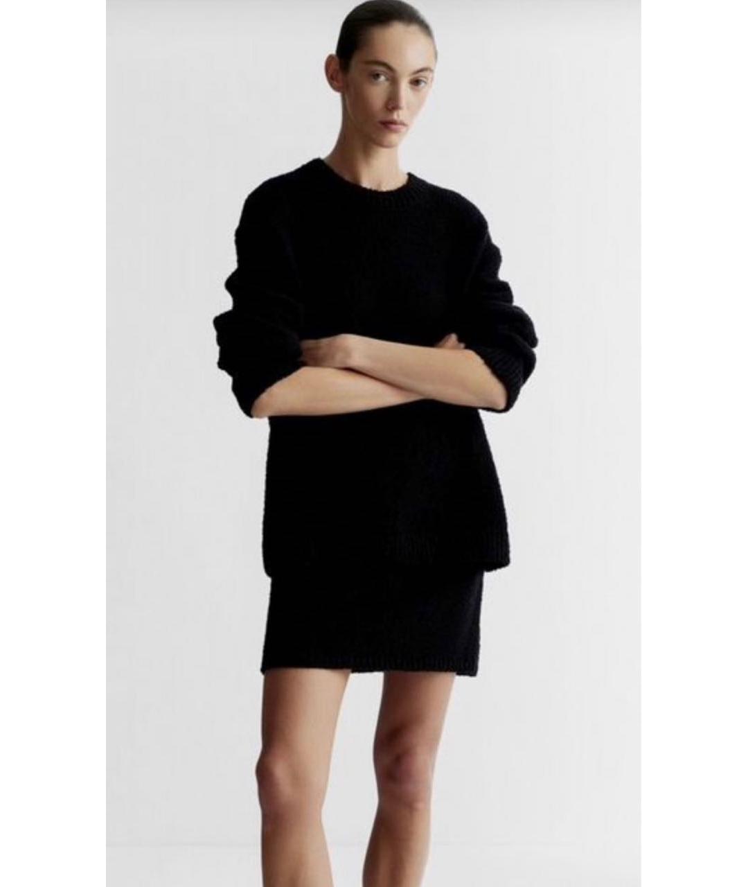 12 STOREEZ Черный хлопковый костюм с юбками, фото 2