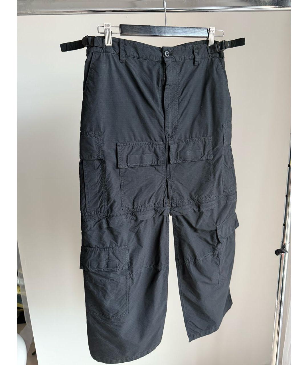 BALENCIAGA Черная юбка макси, фото 4