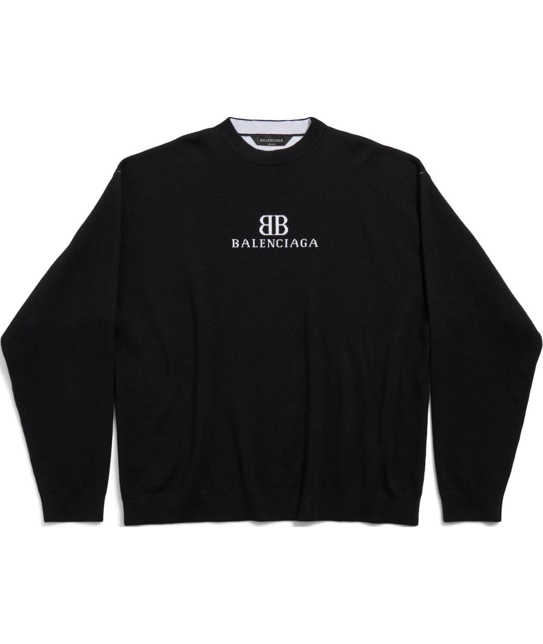 BALENCIAGA Черный джемпер / свитер, фото 1
