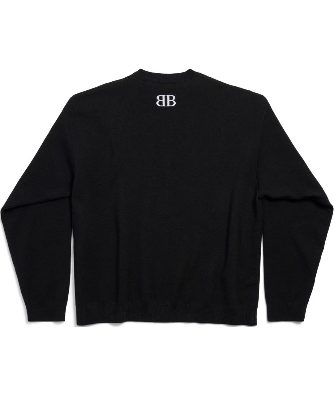 BALENCIAGA Черный джемпер / свитер, фото 2