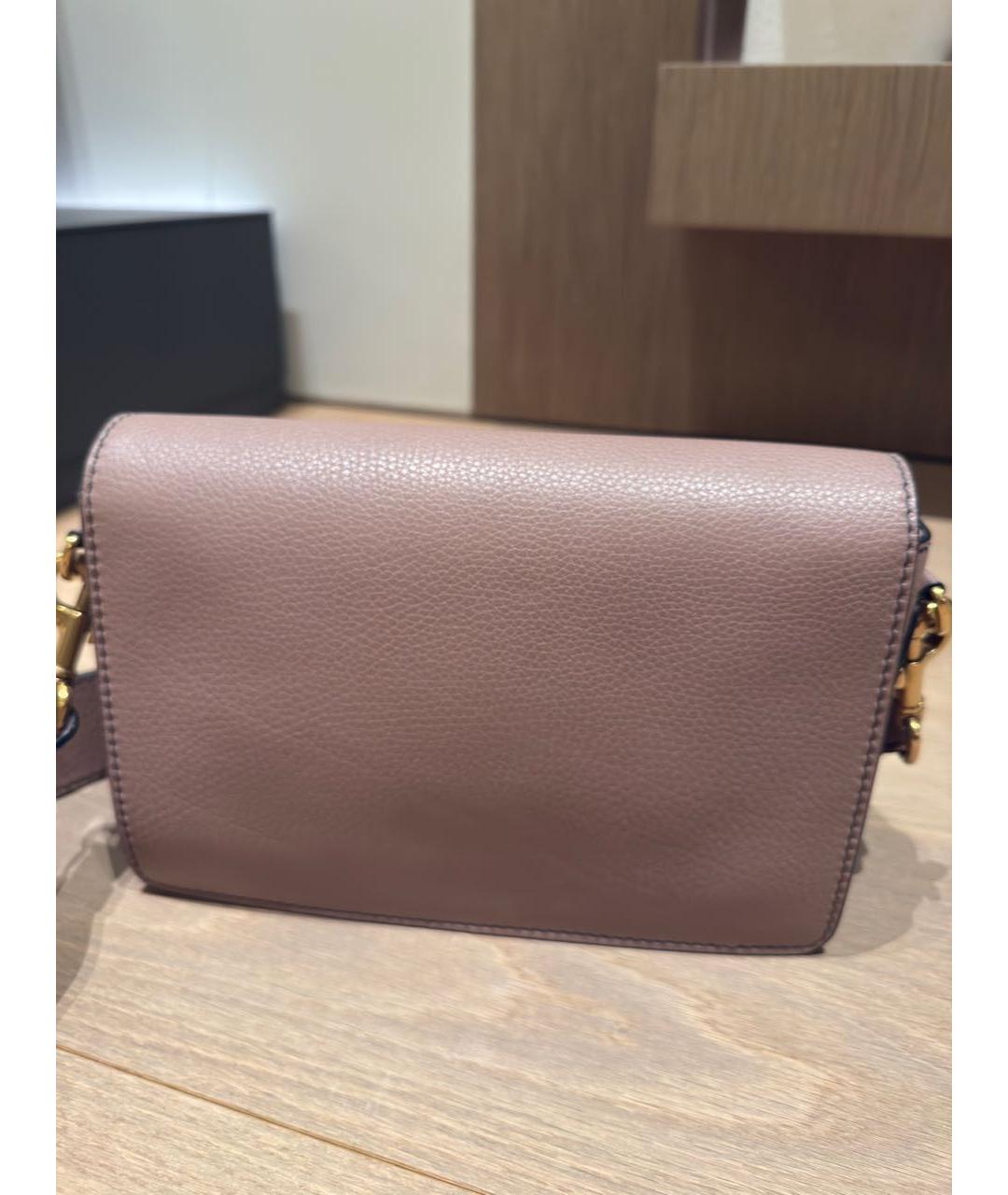 CHRISTIAN DIOR Бежевая кожаная сумка через плечо, фото 5