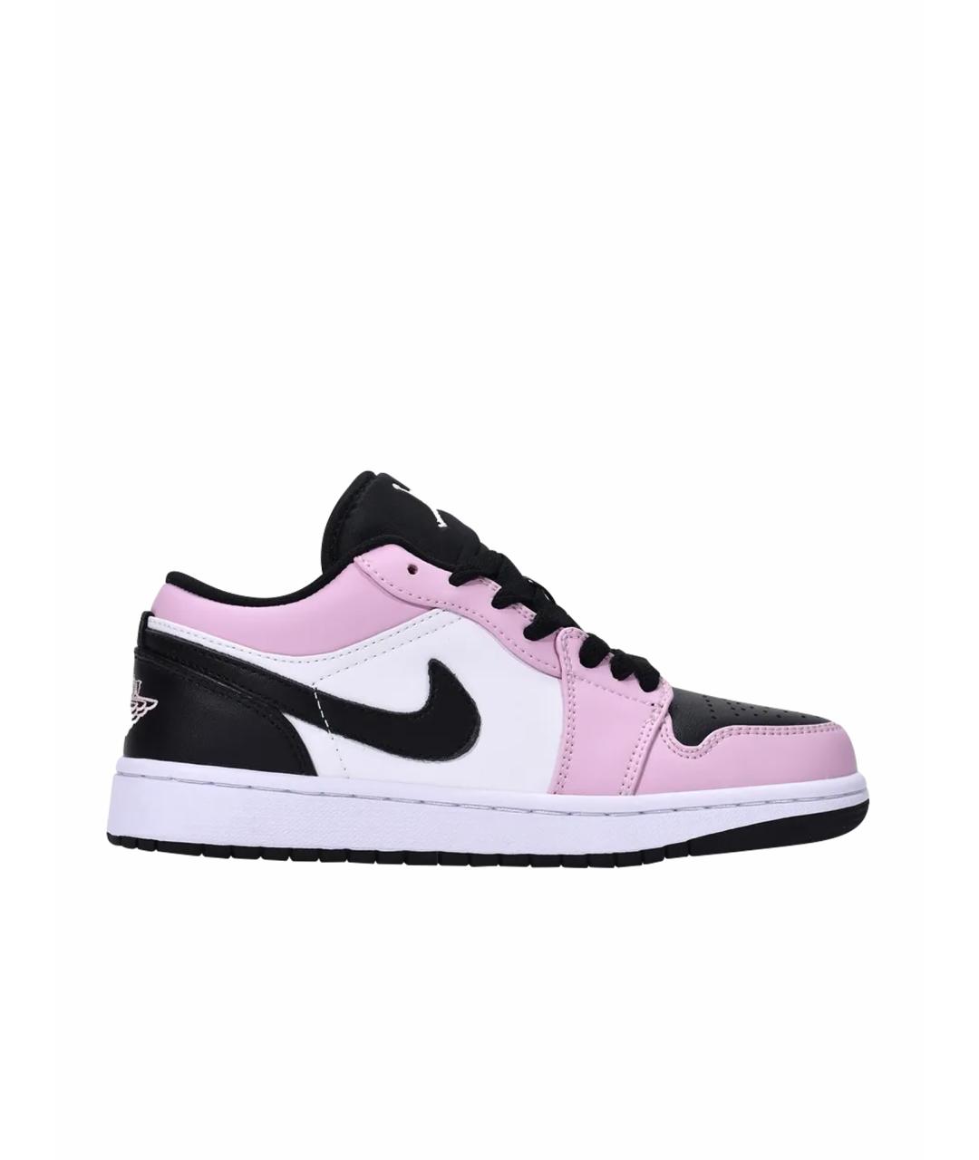 JORDAN Розовые кроссовки из искусственной кожи, фото 1