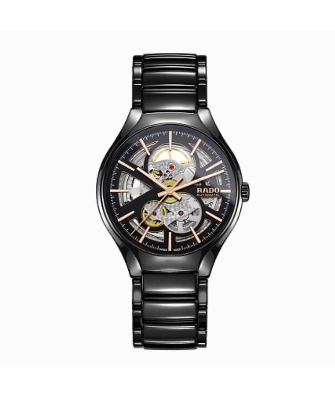RADO Черные керамические часы, фото 5
