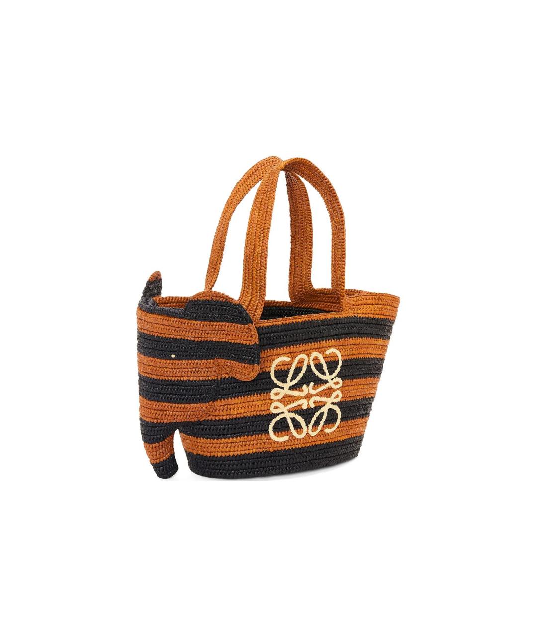 LOEWE Коричневая рафия сумка через плечо, фото 2