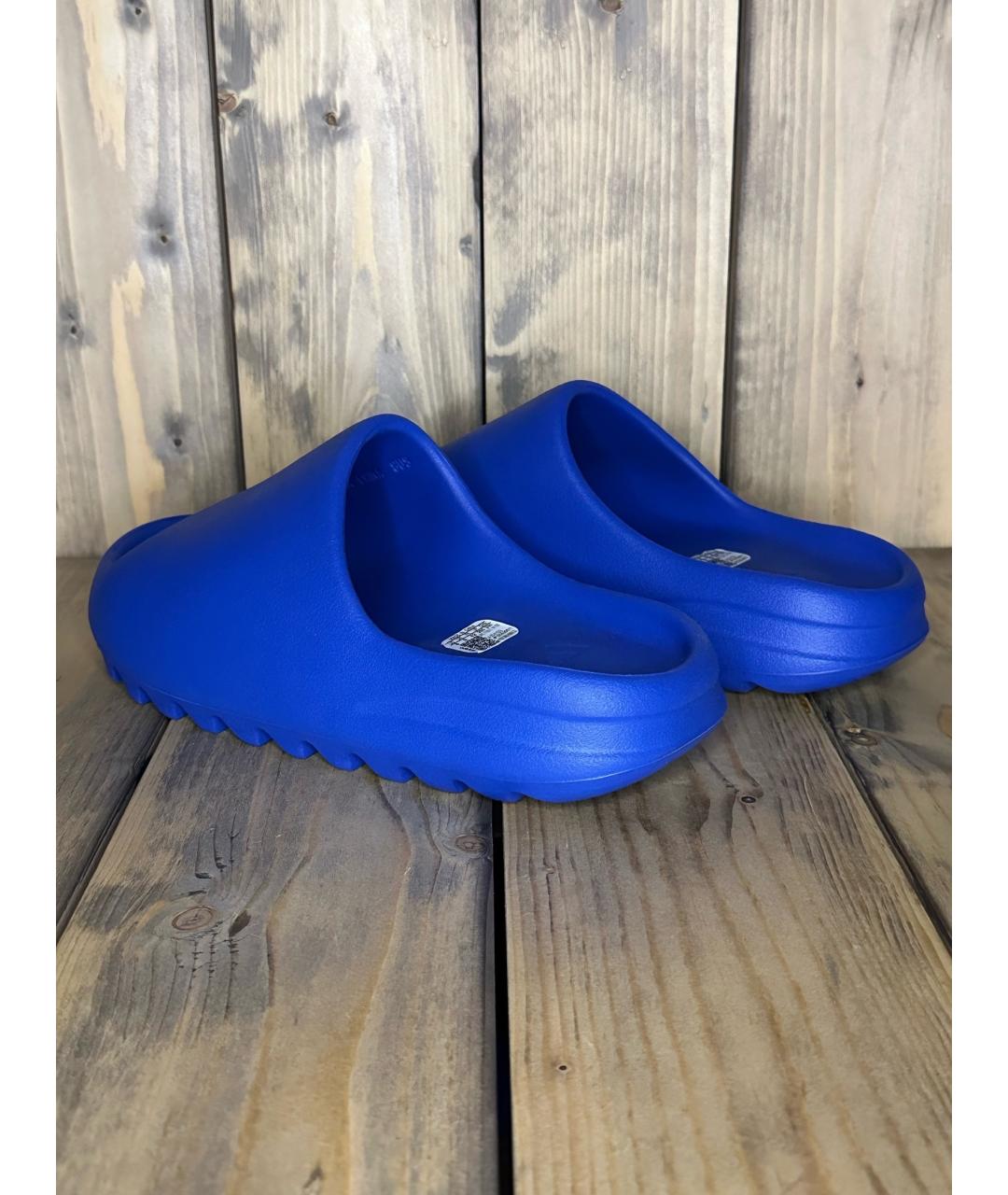ADIDAS YEEZY Синие шлепанцы, фото 3