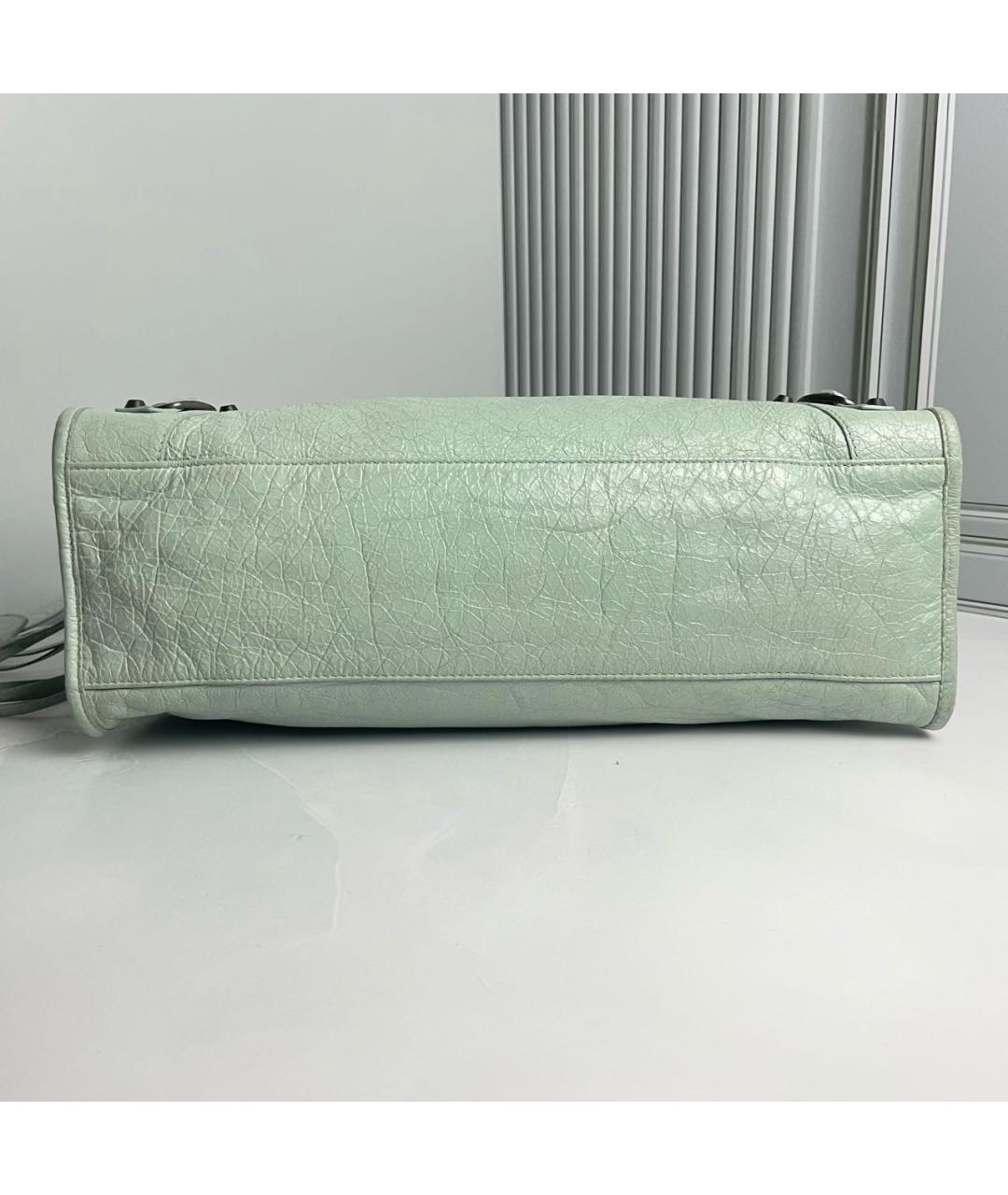 BALENCIAGA Кожаная сумка с короткими ручками, фото 5