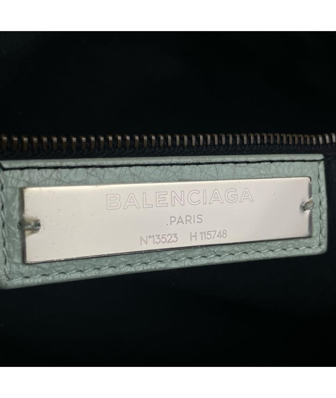 BALENCIAGA Кожаная сумка с короткими ручками, фото 7