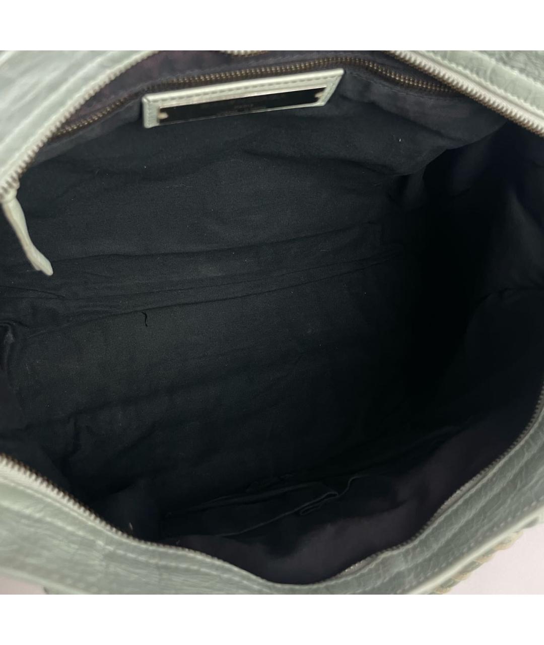 BALENCIAGA Кожаная сумка с короткими ручками, фото 6