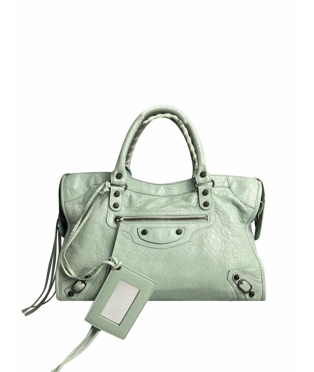 BALENCIAGA Кожаная сумка с короткими ручками, фото 1