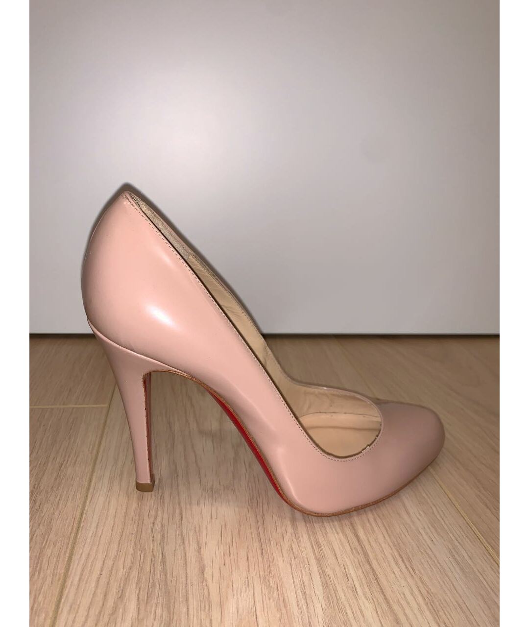 CHRISTIAN LOUBOUTIN Розовые кожаные туфли, фото 6