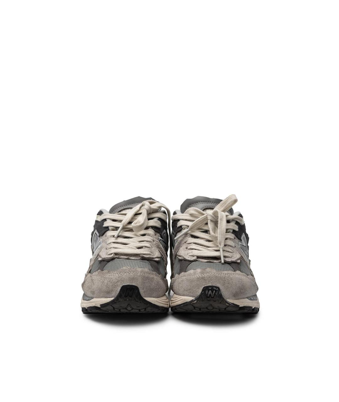 NEW BALANCE Серые текстильные кроссовки, фото 4