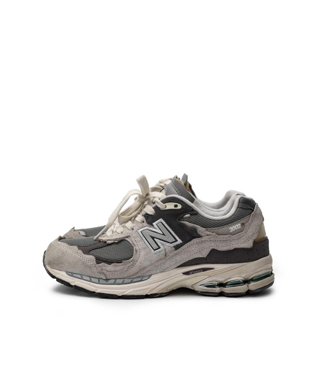 NEW BALANCE Серые текстильные кроссовки, фото 2