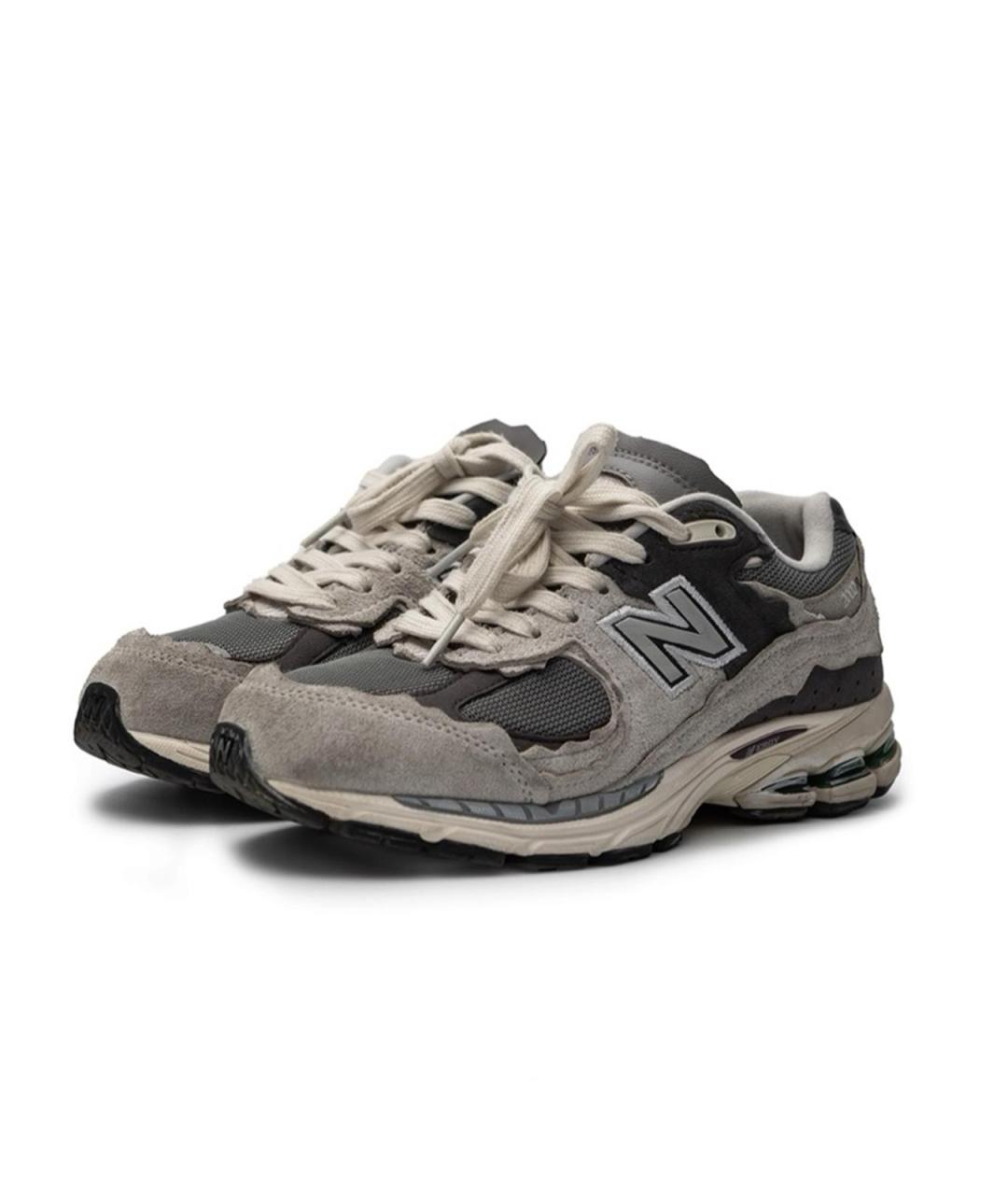 NEW BALANCE Серые текстильные кроссовки, фото 5